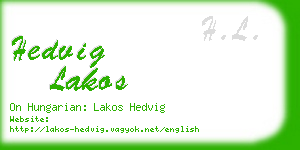 hedvig lakos business card